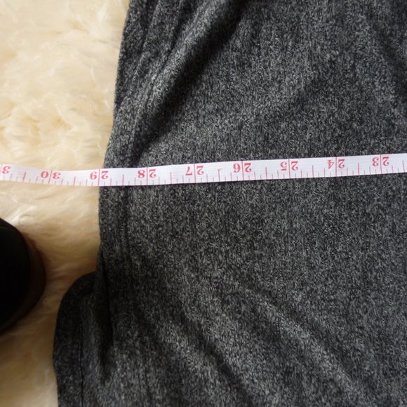 Short Sleeve T-Shirt Skater Dress, Charcoal Gray - Picture 5 of 8